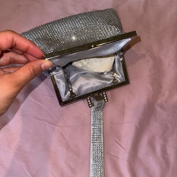 Alessia Rhinestone Clutch Purse - Picture 3 of 5